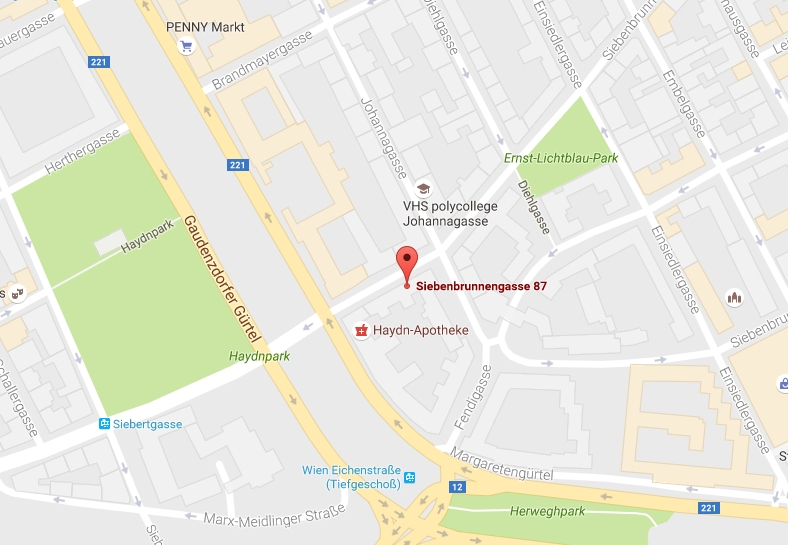 Anfahrtsplan Kargl Installateur Wien